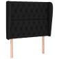 vidaXL Cama box spring con colchón tela negro 90x190 cm vidaXL Cama box spring con colchón tela negro 90x190 cm