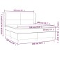 vidaXL Cama box spring con colchón cuero sintético blanco 180x200 cm vidaXL Cama box spring con colchón cuero sintético blanco 180x200 cm
