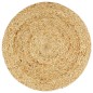 vidaXL Manteles individuales redondos 6 uds yute natural liso 38 cm vidaXL Manteles individuales redondos 6 uds yute natural liso 38 cm