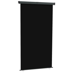 vidaXL Toldo lateral de balcón negro 165x250 cm