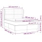 vidaXL Cama box spring con colchón cuero sintético negro 140x200cm vidaXL Cama box spring con colchón cuero sintético negro 140x200cm
