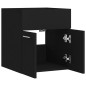 vidaXL Armario para lavabo madera contrachapada negro 41x38,5x46 cm vidaXL Armario para lavabo madera contrachapada negro 41x38,5x46 cm