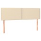 vidaXL Cama box spring con colchón tela color crema 140x190 cm vidaXL Cama box spring con colchón tela color crema 140x190 cm