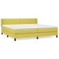 vidaXL Cama box spring con colchón tela verde 200x200 cm vidaXL Cama box spring con colchón tela verde 200x200 cm