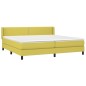 vidaXL Cama box spring con colchón tela verde 200x200 cm vidaXL Cama box spring con colchón tela verde 200x200 cm