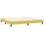 vidaXL Cama box spring con colchón tela verde 200x200 cm vidaXL Cama box spring con colchón tela verde 200x200 cm