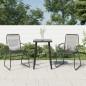 vidaXL Sillas de jardín 2 unidades ratán PVC negro 58x59x85,5 cm vidaXL Sillas de jardín 2 unidades ratán PVC negro 58x59x85,5 cm