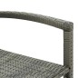 vidaXL Taburetes de cocina 2 unidades ratán sintético gris vidaXL Taburetes de cocina 2 unidades ratán sintético gris