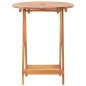 vidaXL Mesa plegable de jardín de madera maciza de acacia 60x75 cm vidaXL Mesa plegable de jardín de madera maciza de acacia 60x75 cm