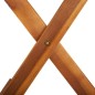 vidaXL Mesa plegable de jardín de madera maciza de acacia 60x75 cm vidaXL Mesa plegable de jardín de madera maciza de acacia 60x75 cm