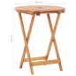 vidaXL Mesa plegable de jardín de madera maciza de acacia 60x75 cm vidaXL Mesa plegable de jardín de madera maciza de acacia 60x75 cm