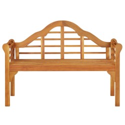 vidaXL Banco de jardín madera maciza de acacia 125 cm 