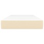 vidaXL Colchón de muelles ensacados tela color crema 90x190x20 cm vidaXL Colchón de muelles ensacados tela color crema 90x190x20 cm