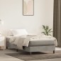 vidaXL Colchón de muelles ensacados terciopelo gris claro 100x200x20cm vidaXL Colchón de muelles ensacados terciopelo gris claro 100x200x20cm