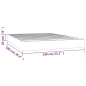 vidaXL Colchón muelles ensacados cuero sintético blanco 140x190x20 cm vidaXL Colchón muelles ensacados cuero sintético blanco 140x190x20 cm