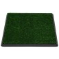 vidaXL Inodoro mascotas con bandeja césped artificial verde 64x51x3 cm vidaXL Inodoro mascotas con bandeja césped artificial verde 64x51x3 cm