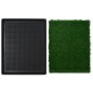 vidaXL Inodoro mascotas con bandeja césped artificial verde 64x51x3 cm vidaXL Inodoro mascotas con bandeja césped artificial verde 64x51x3 cm
