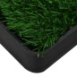 vidaXL Inodoro mascotas con bandeja césped artificial verde 64x51x3 cm vidaXL Inodoro mascotas con bandeja césped artificial verde 64x51x3 cm
