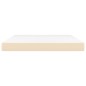 vidaXL Colchón de muelles ensacados tela color crema 180x200x20 cm vidaXL Colchón de muelles ensacados tela color crema 180x200x20 cm
