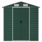 vidaXL Cobertizo de jardín acero galvanizado verde 191x215x198 cm vidaXL Cobertizo de jardín acero galvanizado verde 191x215x198 cm
