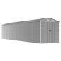 vidaXL Cobertizo de jardín acero galvanizado gris claro 191x895x198 cm vidaXL Cobertizo de jardín acero galvanizado gris claro 191x895x198 cm