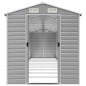 vidaXL Cobertizo de jardín acero galvanizado gris claro 191x895x198 cm vidaXL Cobertizo de jardín acero galvanizado gris claro 191x895x198 cm