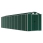 vidaXL Cobertizo de jardín acero galvanizado verde 191x810x198 cm vidaXL Cobertizo de jardín acero galvanizado verde 191x810x198 cm