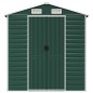 vidaXL Cobertizo de jardín acero galvanizado verde 191x810x198 cm vidaXL Cobertizo de jardín acero galvanizado verde 191x810x198 cm