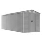 vidaXL Cobertizo de jardín acero galvanizado gris claro 191x555x198 cm vidaXL Cobertizo de jardín acero galvanizado gris claro 191x555x198 cm