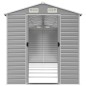 vidaXL Cobertizo de jardín acero galvanizado gris claro 191x555x198 cm vidaXL Cobertizo de jardín acero galvanizado gris claro 191x555x198 cm