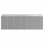 vidaXL Cobertizo de jardín acero galvanizado gris claro 191x555x198 cm vidaXL Cobertizo de jardín acero galvanizado gris claro 191x555x198 cm