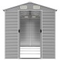 vidaXL Cobertizo de jardín acero galvanizado gris claro 191x385x198 cm vidaXL Cobertizo de jardín acero galvanizado gris claro 191x385x198 cm
