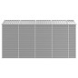 vidaXL Cobertizo de jardín acero galvanizado gris claro 191x385x198 cm vidaXL Cobertizo de jardín acero galvanizado gris claro 191x385x198 cm