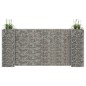vidaXL Jardinera de gaviones forma de H alambre de acero 260x40x120 cm vidaXL Jardinera de gaviones forma de H alambre de acero 260x40x120 cm