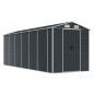 vidaXL Cobertizo de jardín acero galvanizado antracita 191x555x198 cm vidaXL Cobertizo de jardín acero galvanizado antracita 191x555x198 cm