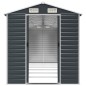 vidaXL Cobertizo de jardín acero galvanizado antracita 191x555x198 cm vidaXL Cobertizo de jardín acero galvanizado antracita 191x555x198 cm