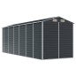 vidaXL Cobertizo de jardín acero galvanizado antracita 191x555x198 cm vidaXL Cobertizo de jardín acero galvanizado antracita 191x555x198 cm