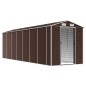 vidaXL Cobertizo de jardín acero galvanizado marrón 191x640x198 cm vidaXL Cobertizo de jardín acero galvanizado marrón 191x640x198 cm