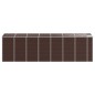 vidaXL Cobertizo de jardín acero galvanizado marrón 191x640x198 cm vidaXL Cobertizo de jardín acero galvanizado marrón 191x640x198 cm