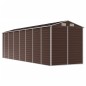 vidaXL Cobertizo de jardín acero galvanizado marrón 191x640x198 cm vidaXL Cobertizo de jardín acero galvanizado marrón 191x640x198 cm