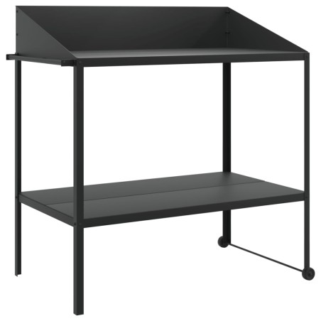 vidaXL Soporte de plantas acero galvanizado antracita 100x54,5x100 cm