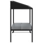 vidaXL Soporte de plantas acero galvanizado antracita 100x54,5x100 cm vidaXL Soporte de plantas acero galvanizado antracita 100x54,5x100 cm