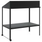 vidaXL Soporte de plantas acero galvanizado antracita 100x54,5x100 cm vidaXL Soporte de plantas acero galvanizado antracita 100x54,5x100 cm