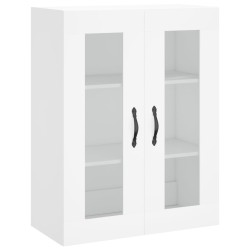 vidaXL Armario de pared madera de ingeniería blanco 69,5x34x90 cm