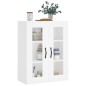 vidaXL Armario de pared madera de ingeniería blanco 69,5x34x90 cm
