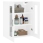 vidaXL Armario de pared madera de ingeniería blanco 69,5x34x90 cm