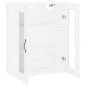 vidaXL Armario de pared madera de ingeniería blanco 69,5x34x90 cm