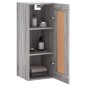 vidaXL Armario de pared madera de ingeniería gris Sonoma 34,5x34x90 cm vidaXL Armario de pared madera de ingeniería gris Sonoma 34,5x34x90 cm