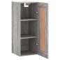vidaXL Armario de pared madera de ingeniería gris Sonoma 34,5x34x90 cm vidaXL Armario de pared madera de ingeniería gris Sonoma 34,5x34x90 cm