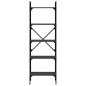vidaXL Librería de 5 estantes madera de ingeniería negro 56x31,5x174cm vidaXL Librería de 5 estantes madera de ingeniería negro 56x31,5x174cm